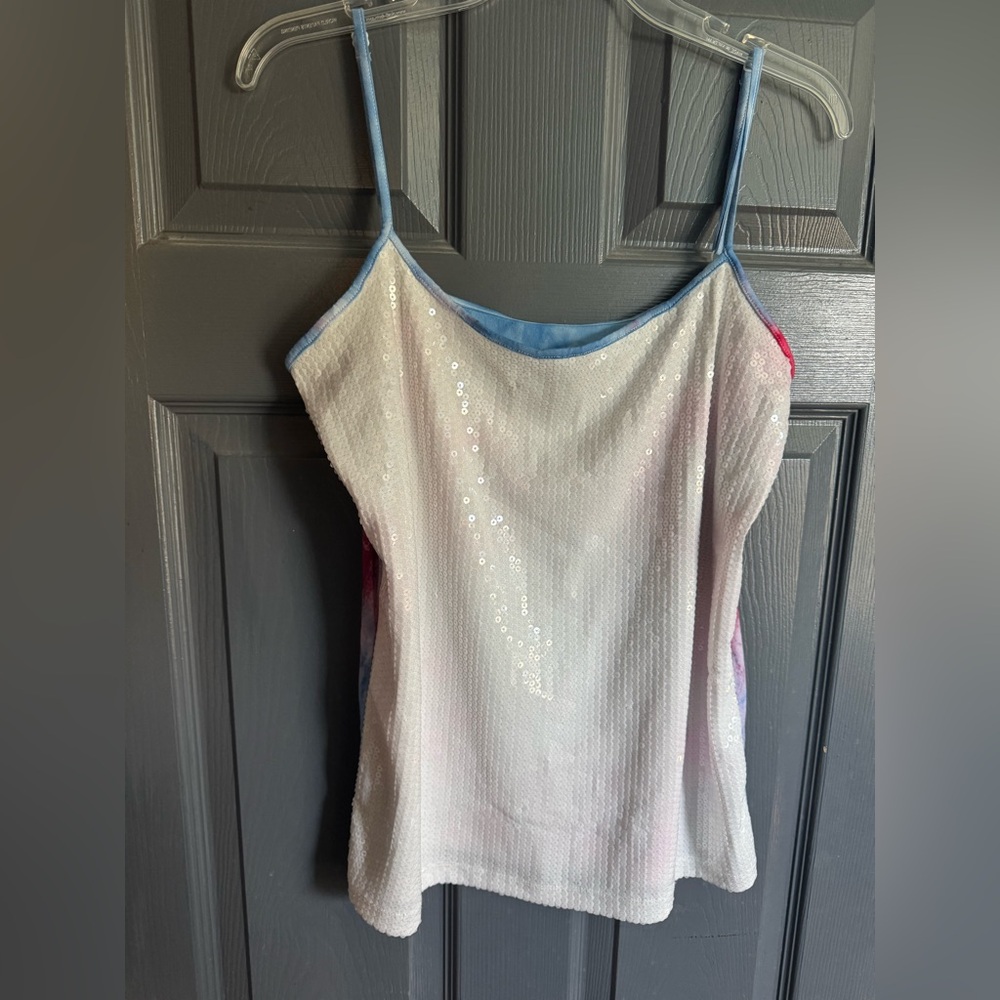 Phishy/sequins tie dye top